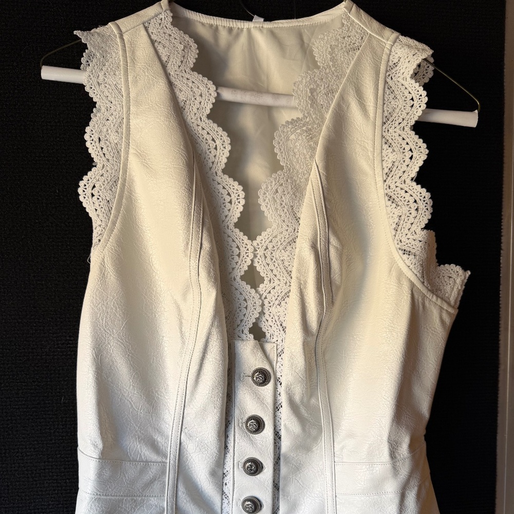 Brand new Oyrosy feaux leather vest